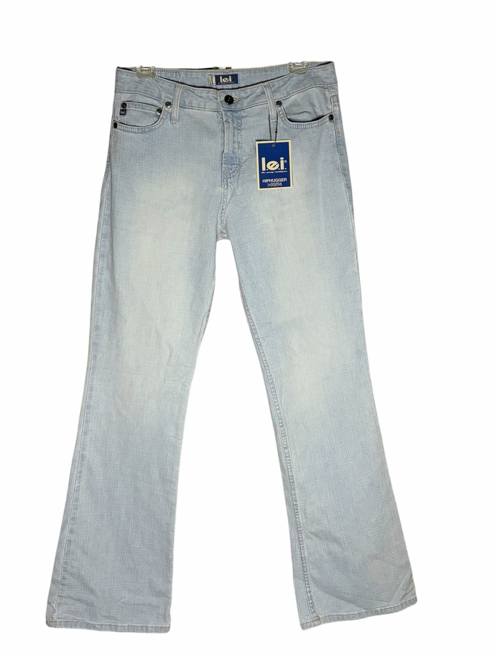 Y2k LEI Light Blue Flare Jeans Size 9 Vintage 2000s
